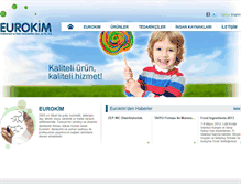 Tablet Screenshot of eurokim.com.tr